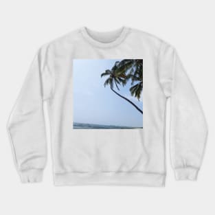 Beautiful palm trees in the ocean Crewneck Sweatshirt